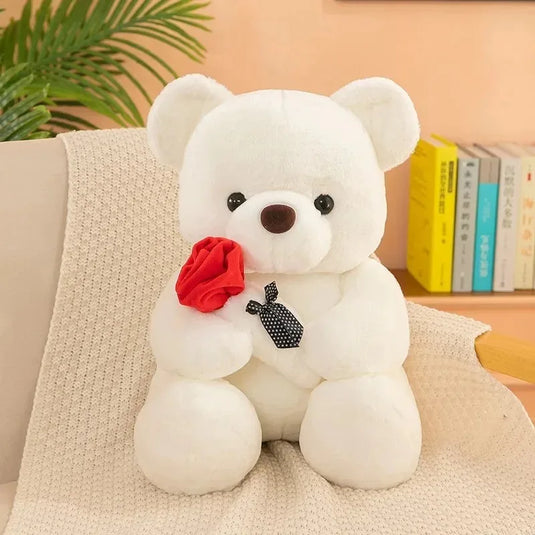 2026 Valentine's Day Roses Cute Teddy Bear Animal Plush Toys For Girls Teddy Bear Dolls Wedding Party Decors