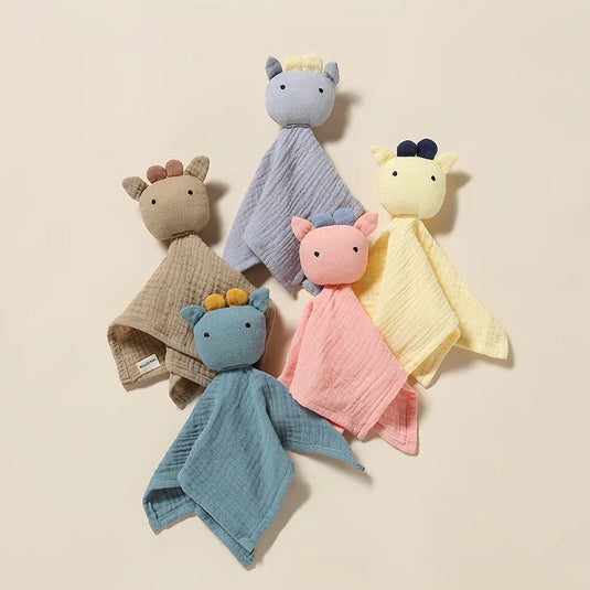 Doudou Plat Bébé Vache