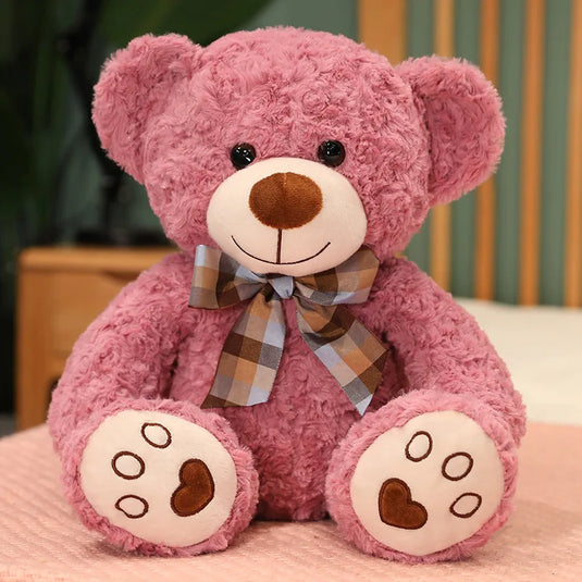 35/50/60CM Cute Classic Teddy Bear Plush Toys Kawaii Bow Tie Bear Plushie Pillow Stuffed Soft Dolls for Kids Girls Lover Gifts