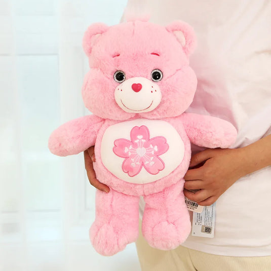 22/33/45cm Care Bears Kawaii Plush Toys Pink Sakura Bear Lovely Cartoon Bear Soft Stuffed Dolls Girls Boys Cute Toys Gift
