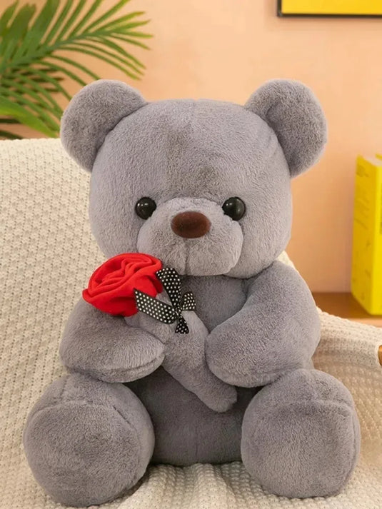 2026 Valentine's Day Roses Cute Teddy Bear Animal Plush Toys For Girls Teddy Bear Dolls Wedding Party Decors