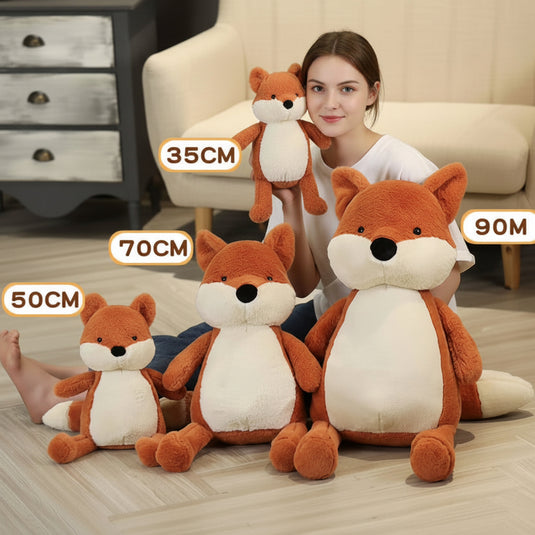 Grande Peluche Renard Enfant